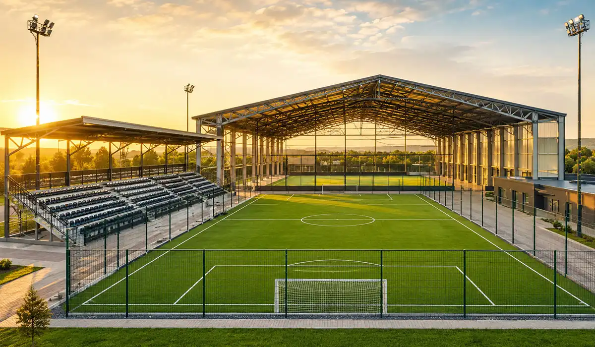 construction de terrains de football